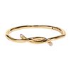 Ties Bangle in 18K Yellow Gold - Size 17