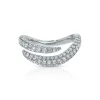 Diamond Zara Ring in 18K White Gold Size 6