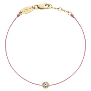 Pure No 1 Bracelet in Yellow Gold & Bon Bon Pink