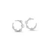 Kismet Hoops in 18K White Gold