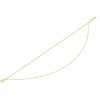 Double Strand Liquid Gold Anklet in 14K Yellow Gold