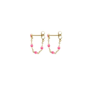 Gigi Mimosa Earrings in  Pink