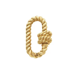 Twisted Lock in 14K Yellow Gold
