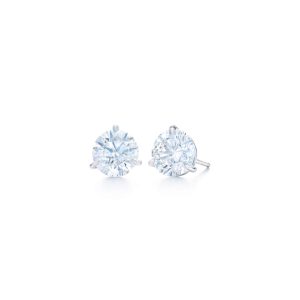 Kwiat 1.20tcw Round Diamond Studs in Platinum