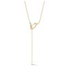 Lola Lariat Necklace in 18K Yellow Gold