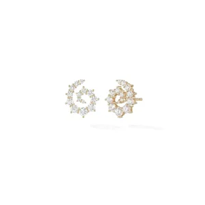 Riley Stud Earring in Yellow Gold