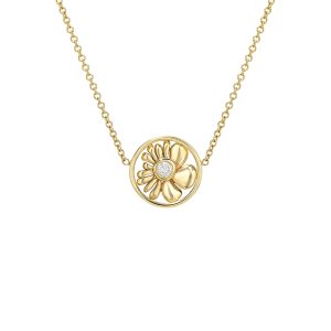 Petite Bonded Flower Pendant