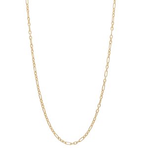 Petite Polly Chain 18" in 14K Yellow Gold