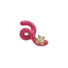 Diamond Mini Loop Earring in Azalea Enamel  (Single)