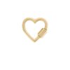 Baby Heartlock in 14K Yellow Gold