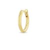 Small Hinge Huggie Hoops in Yellow Gold (Single)