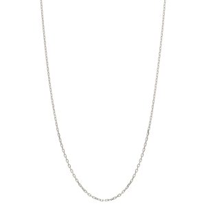Small Dezi Chain 16 inch in 14K White Gold