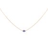 The Blue Atom Necklace in 18K Yellow Gold