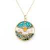 Love Summer Pendant in 18K Yellow Gold