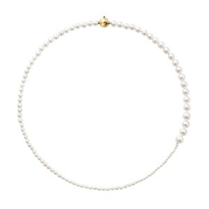 Petite Peggy Pearl Necklace in 14K Yellow Gold