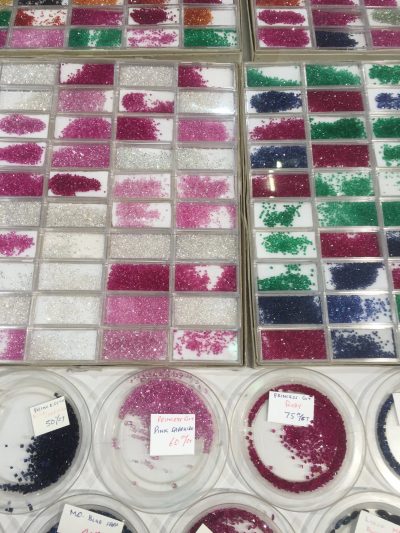 Incredible colored sapphires, rubies, emeralds and diamonds for miles